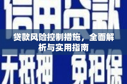 梨树贷款风险控制措施，全面解析与实用指南
