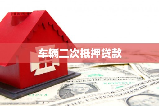 梨树车辆二次抵押贷款