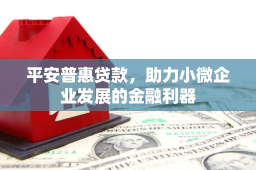 梨树平安普惠贷款，助力小微企业发展的金融利器