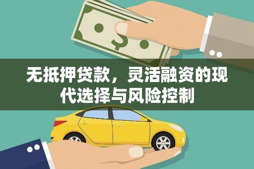 梨树无抵押贷款，灵活融资的现代选择与风险控制