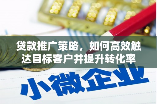 梨树贷款推广策略，如何高效触达目标客户并提升转化率