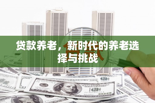 梨树贷款养老，新时代的养老选择与挑战