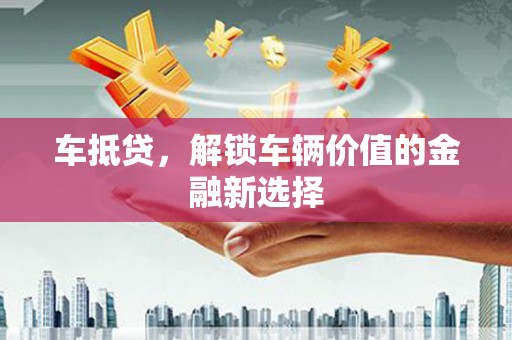 梨树车抵贷，解锁车辆价值的金融新选择