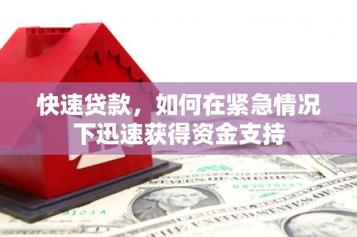 梨树快速贷款，如何在紧急情况下迅速获得资金支持