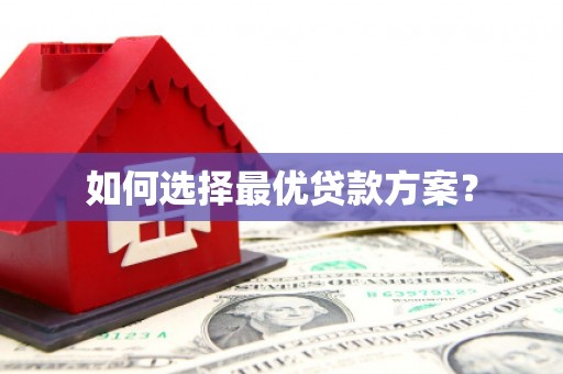 梨树如何选择最优贷款方案？