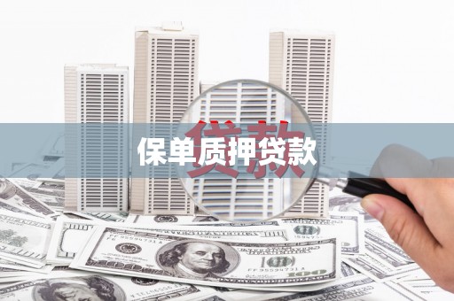 梨树保单质押贷款
