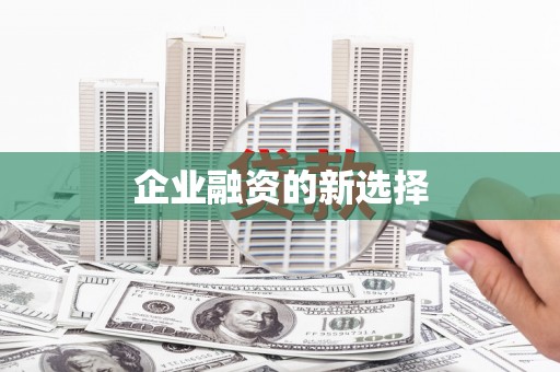 梨树企业融资的新选择