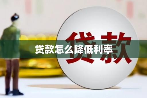 梨树贷款怎么降低利率