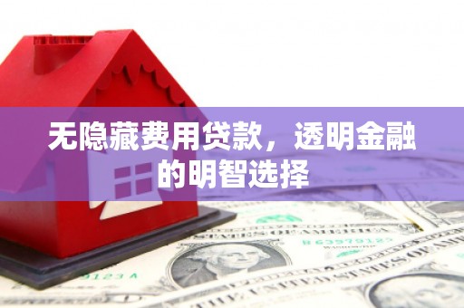 梨树无隐藏费用贷款，透明金融的明智选择