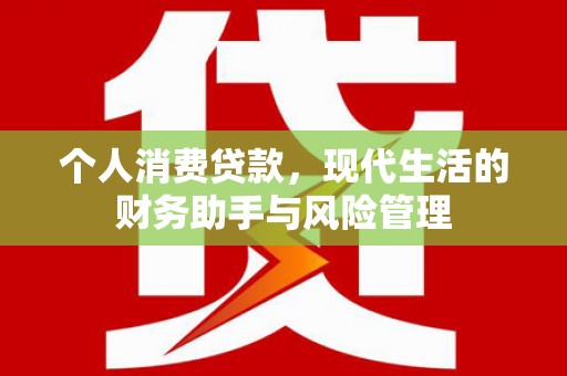 梨树个人消费贷款，现代生活的财务助手与风险管理